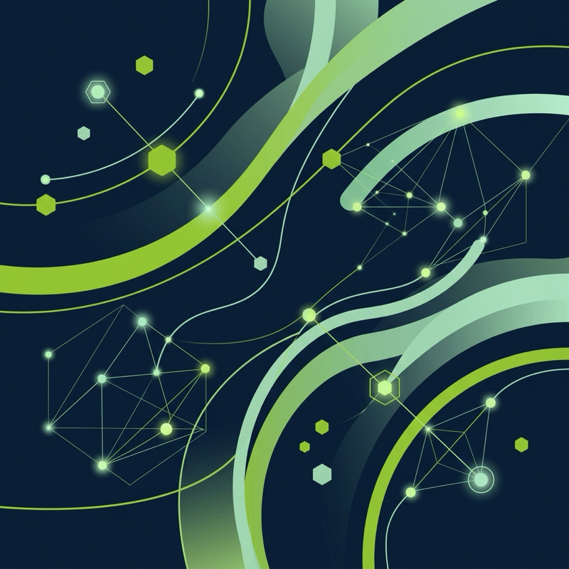 Abstract visual representing ICLV corporate precision and global connectivity